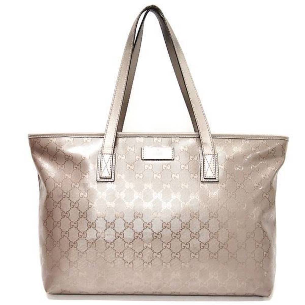 Gucci Gg Implement Tote Bag Brown Metallic - image 1